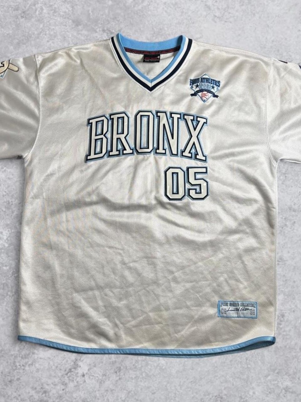 Vintage FUBU Sports Collection Bronx 05 Jersey 2XL